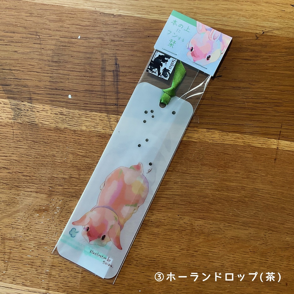 【栞】本の上にフンするウサギ