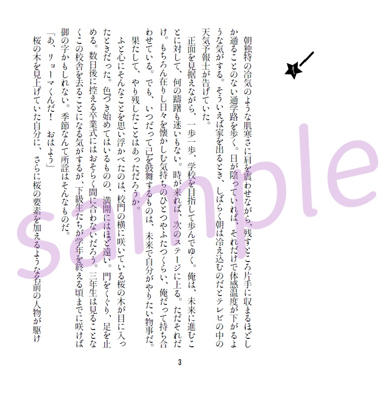 【リョ桜・小説】『星よ、花よ、降り注げ』