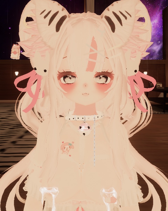 White Choker with bell