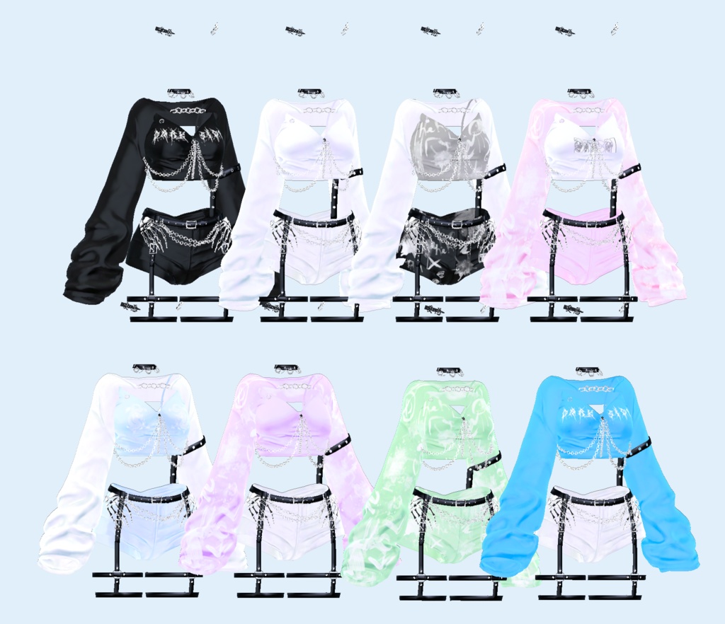 skull punk wear for maya