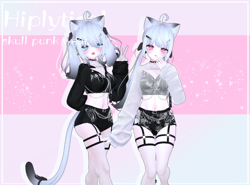 skull punk wear for maya