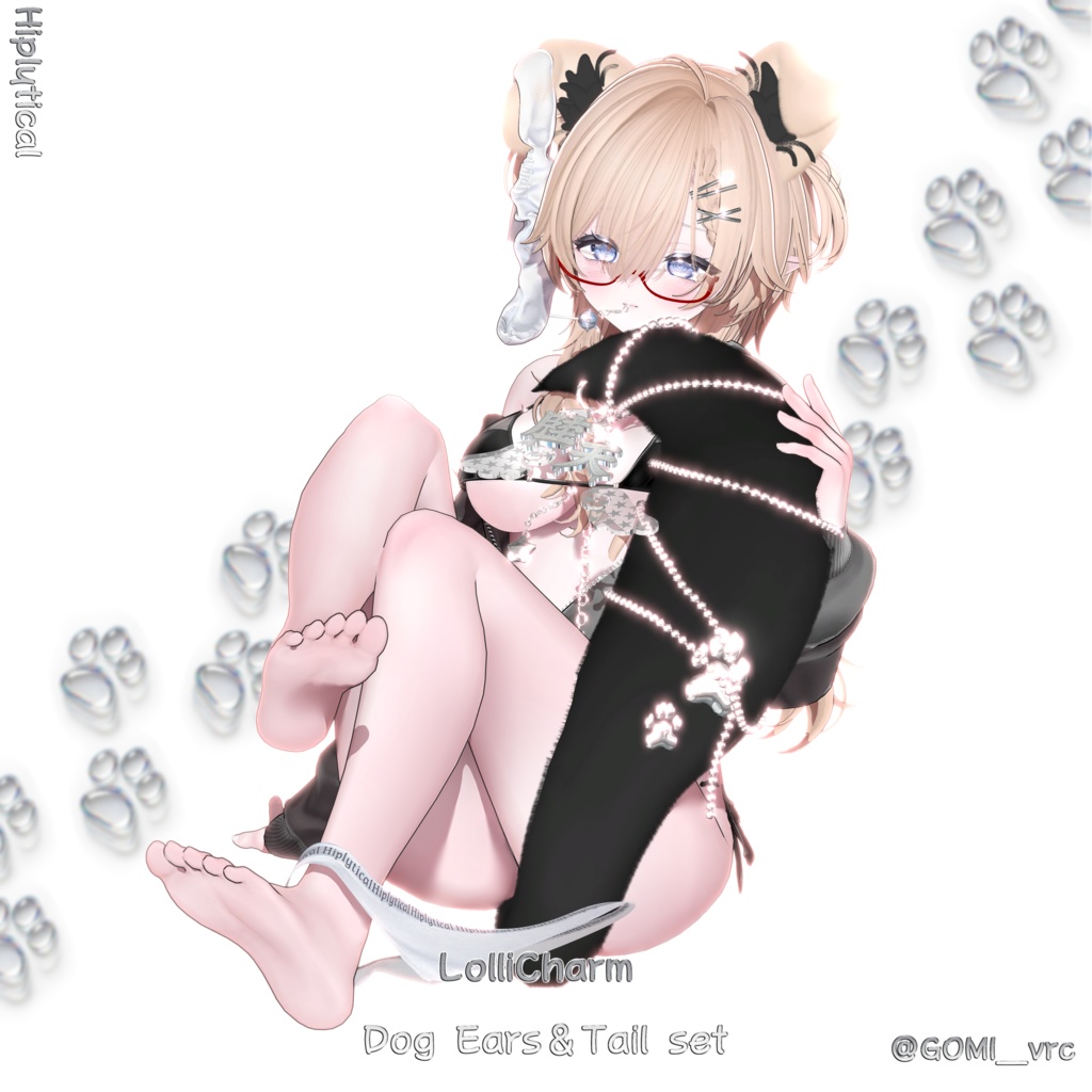 LolliCharm Dog Ears&Tail set