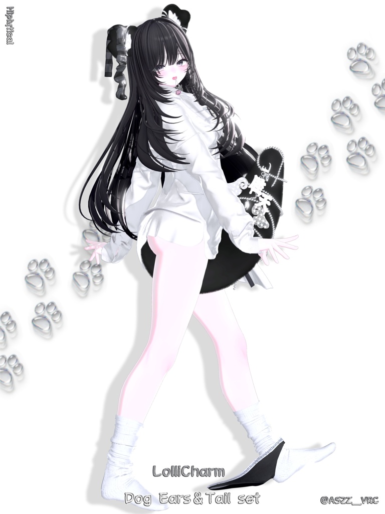 LolliCharm Dog Ears&Tail set