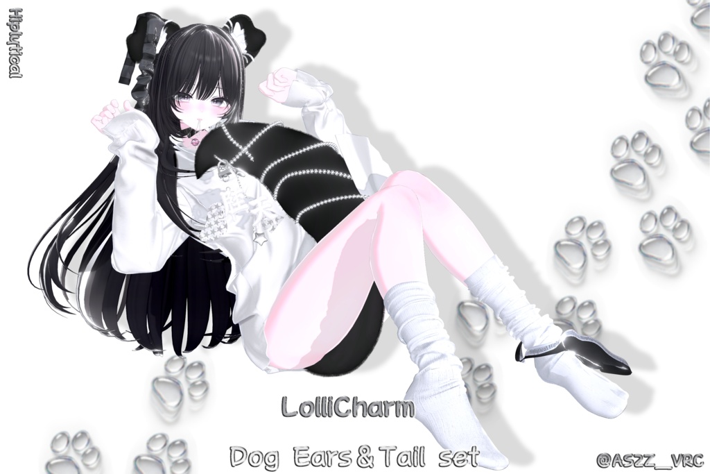 LolliCharm Dog Ears&Tail set