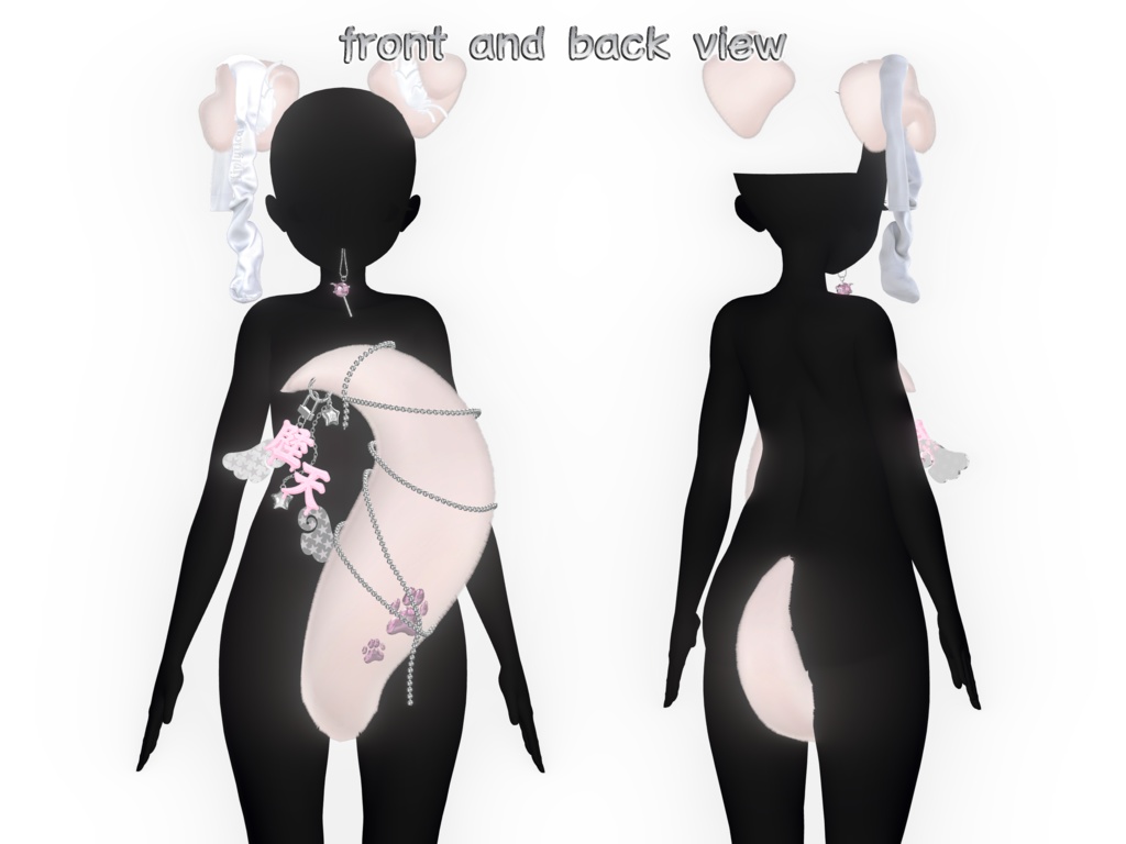 LolliCharm Dog Ears&Tail set