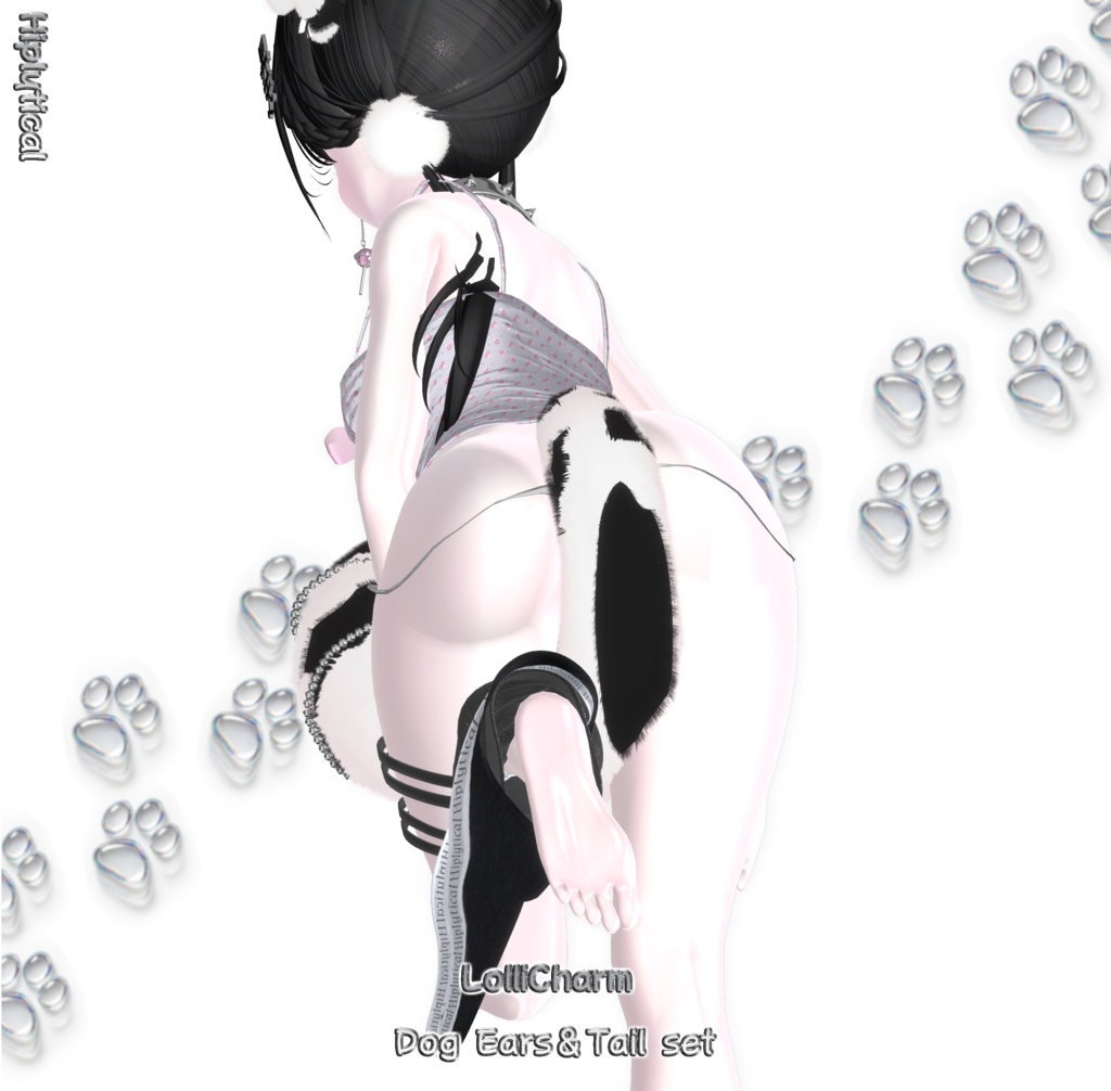 LolliCharm Dog Ears&Tail set
