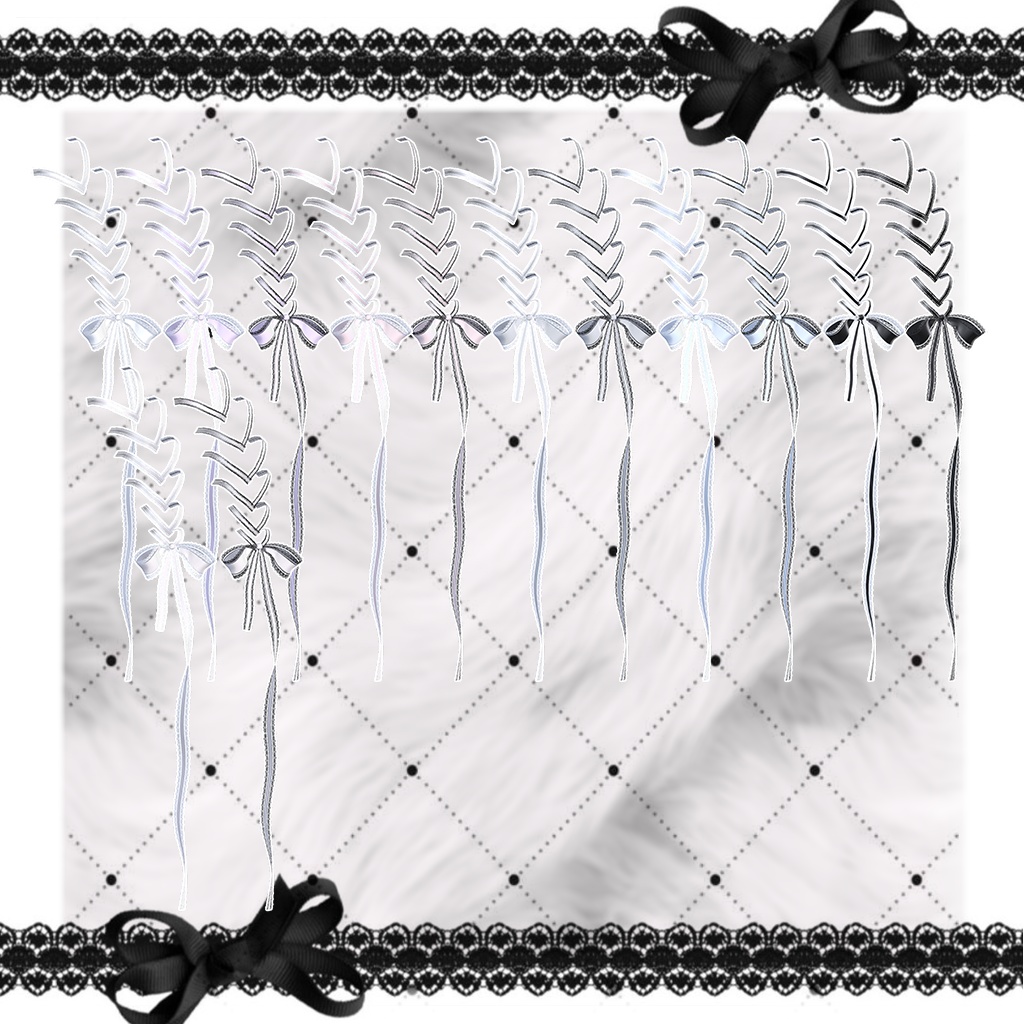 Mewisse long twin tail hair