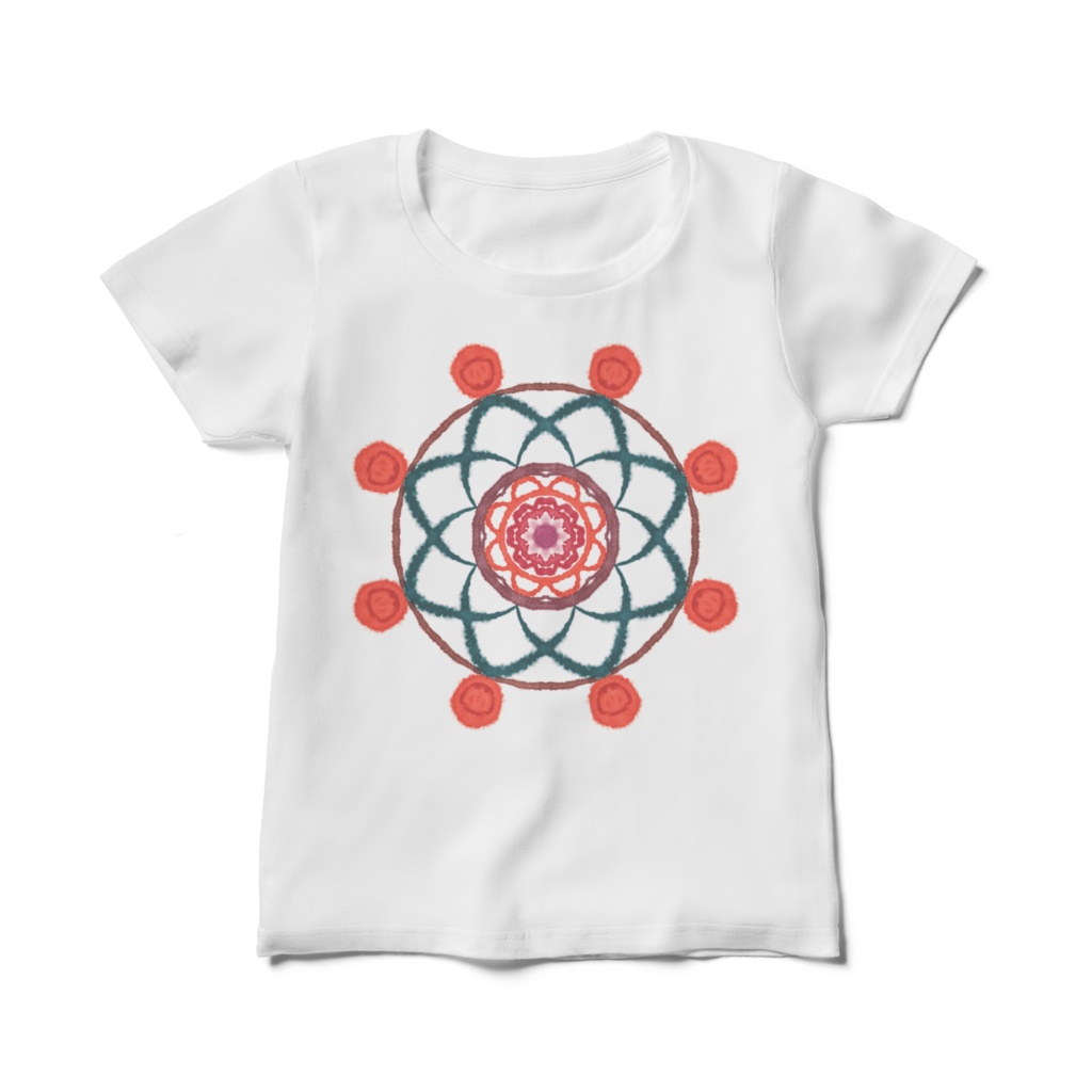 曼荼羅風ミステリーサークルTシャツ