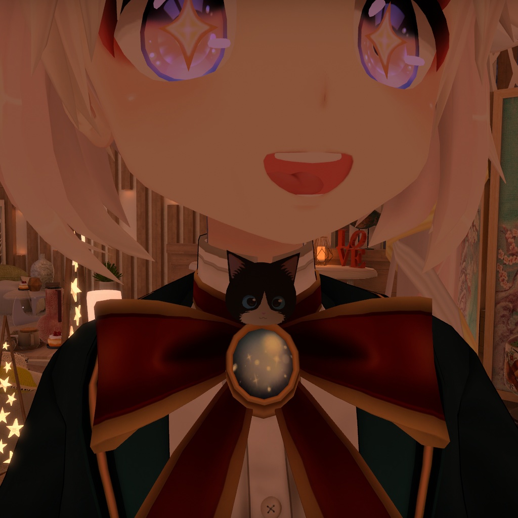 【無料】猫のぬいぐるみ VRChat 置物 小物