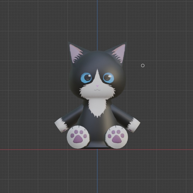 【無料】猫のぬいぐるみ VRChat 置物 小物