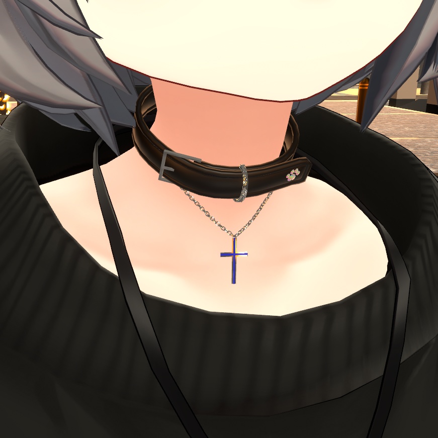 チョーカー 首輪 アクセサリー VRChat想定