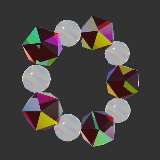 うさぎのアクセサリー パーティクル付き VRChat想定 髪飾りセット 装飾品