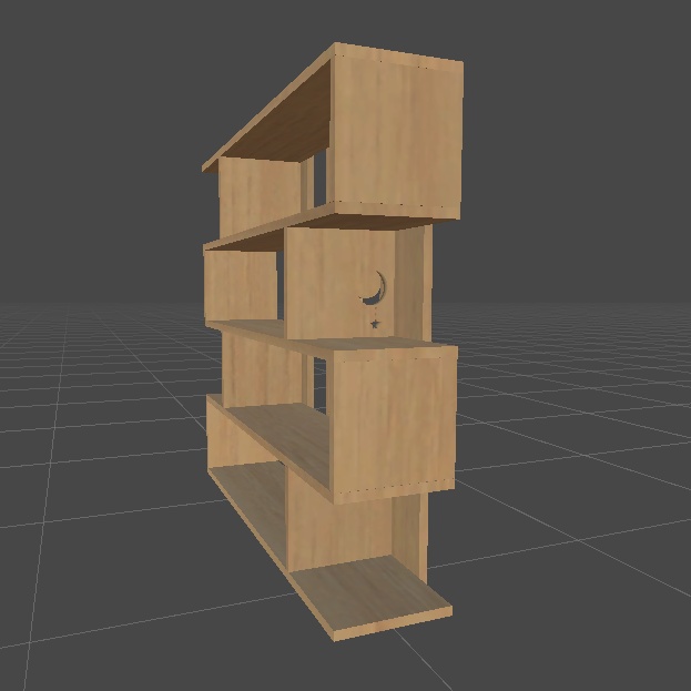 猫の棚 収納 家具 VRChat想定