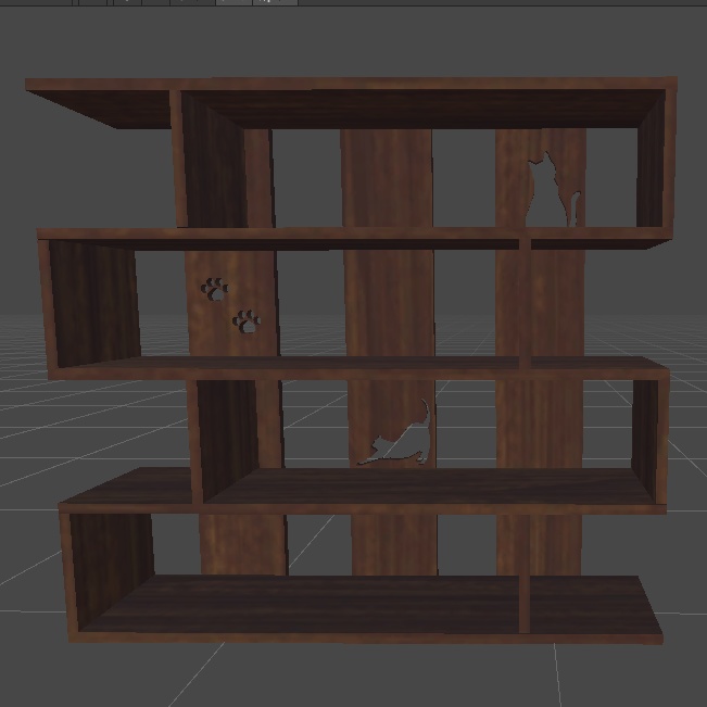 猫の棚 収納 家具 VRChat想定
