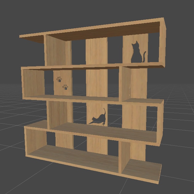 猫の棚 収納 家具 VRChat想定