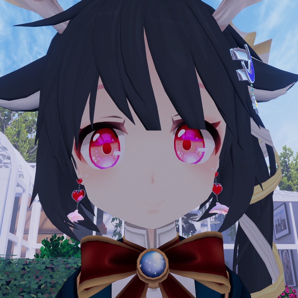 イルカのアクセサリー3点セット ピアス 指輪 ブレスレット【VRChat想定】