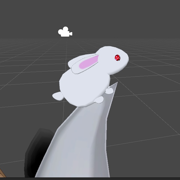 うさぎバッグ にんじんピアス みにうさぎ 三点セット【VRChat想定アクセサリー】