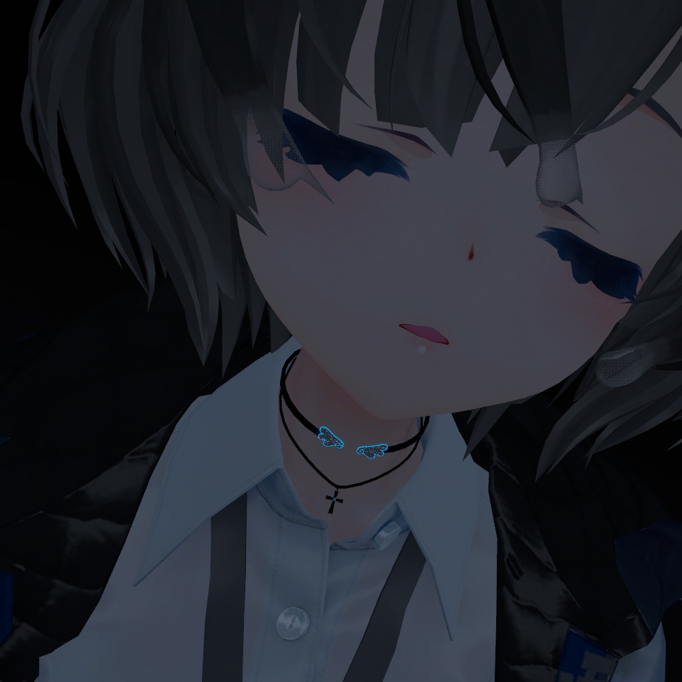 チョーカー ネックレス アクセサリー 装飾品【VRChat想定】