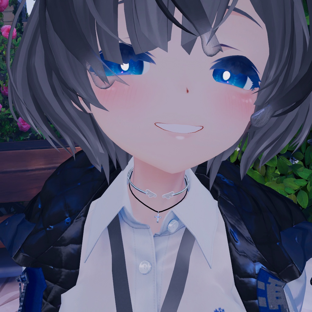 チョーカー ネックレス アクセサリー 装飾品【VRChat想定】