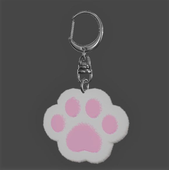 肉球のキーホルダー VRChat想定 PB対応