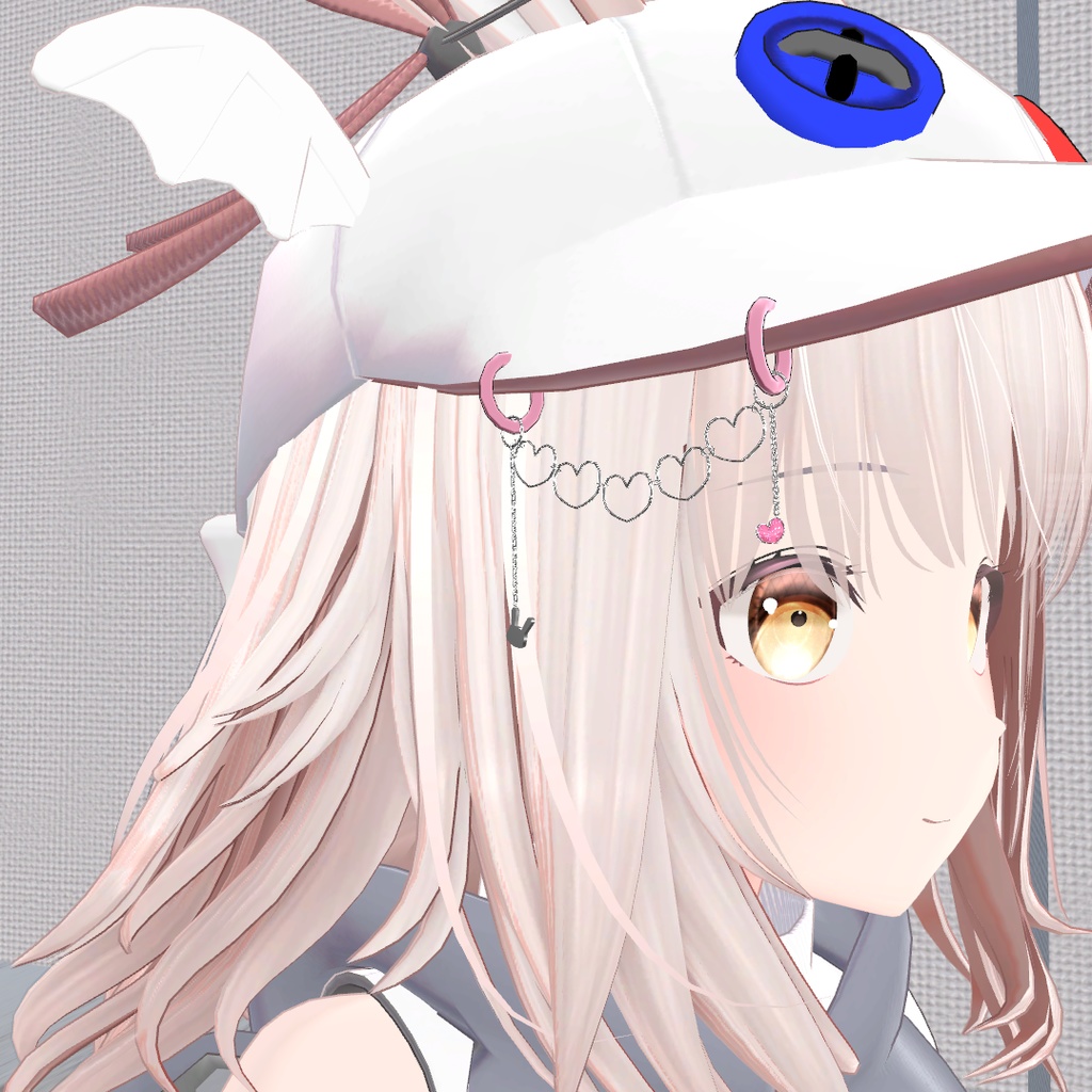 ルフレちゃんの帽子につけるアクセサリー【VRChat想定】