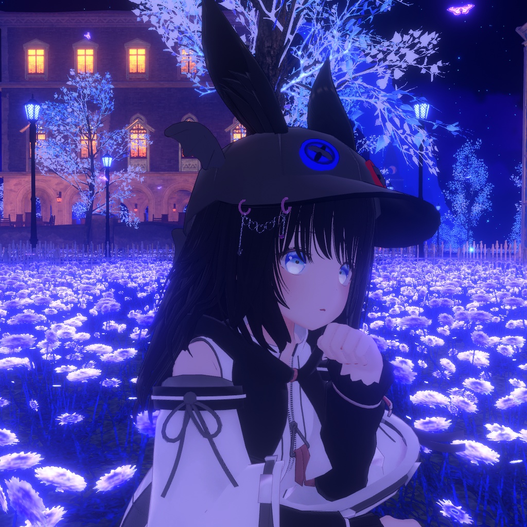 ルフレちゃんの帽子につけるアクセサリー【VRChat想定】