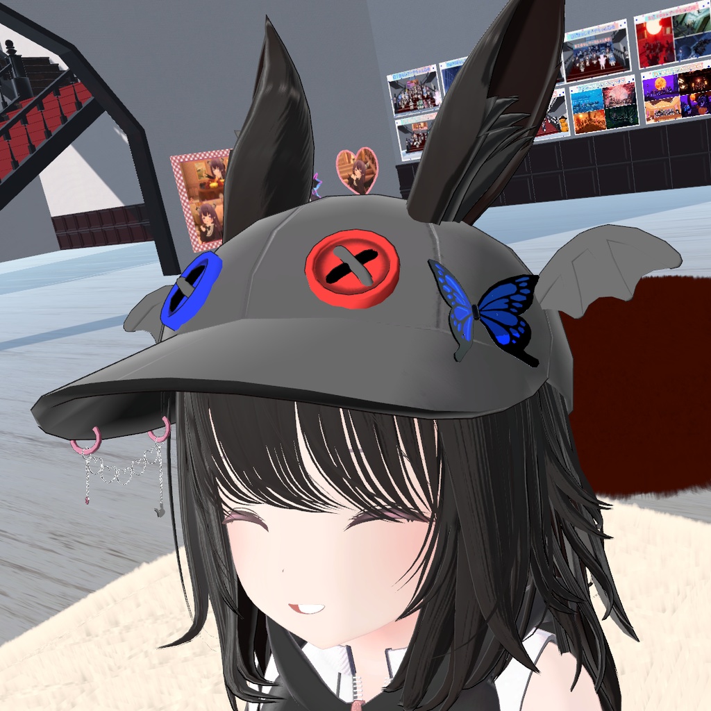 ルフレちゃんの帽子につけるアクセサリー【VRChat想定】