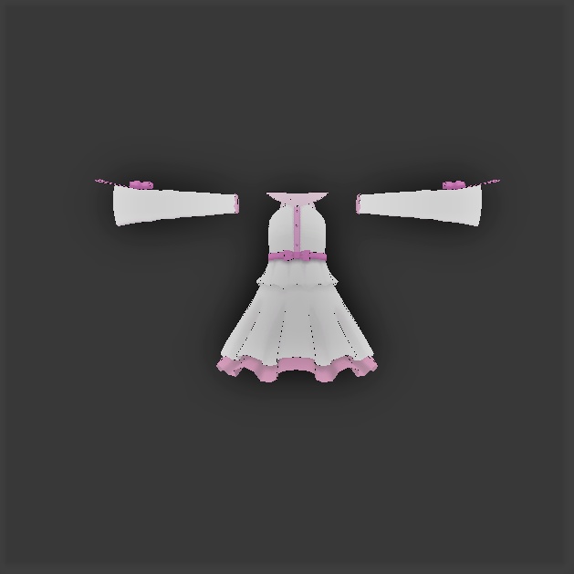 無料 セレアーテちゃん用衣装 VRChat