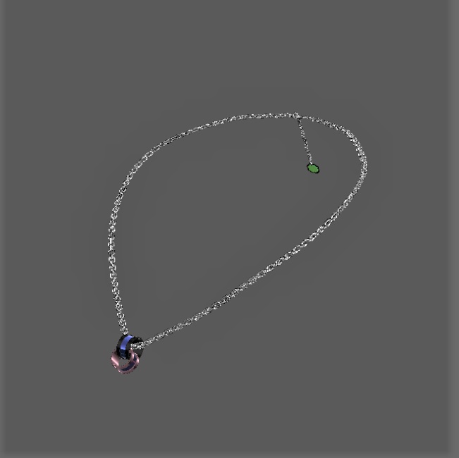 【無料】リングのネックレス VRChat想定