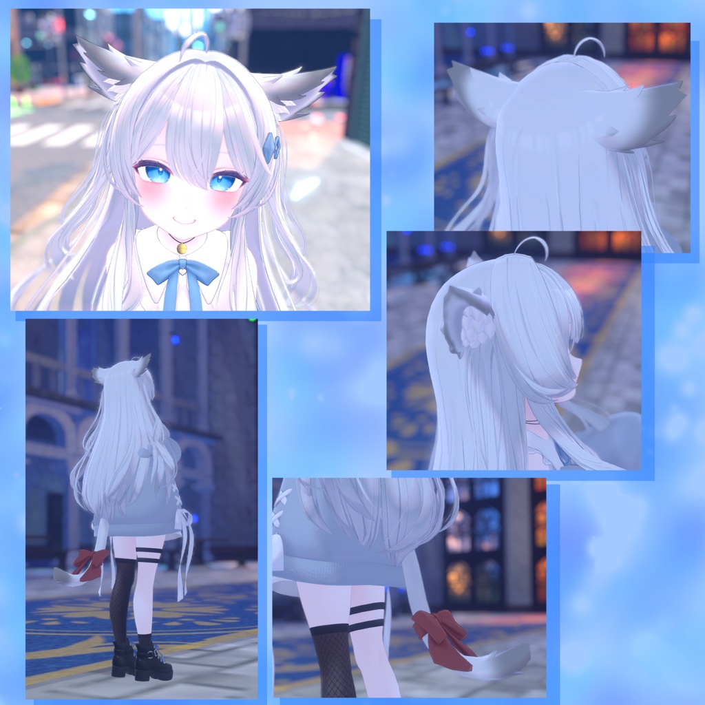 猫耳と尻尾と鈴チョーカー【VRChat】