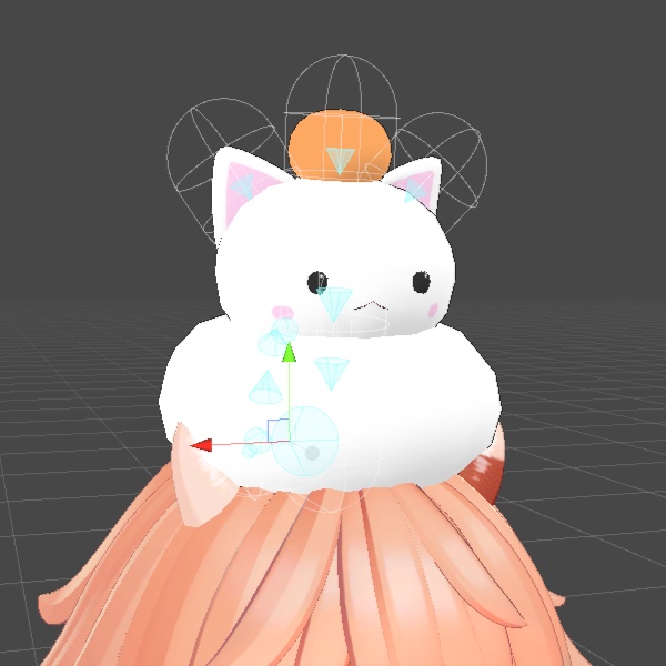 【無料】鏡餅の猫 もちねこみかん【VRChat】