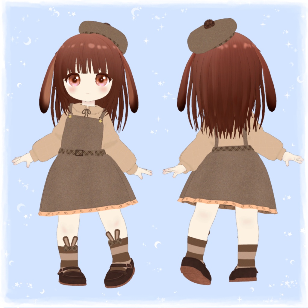 オリジナル3Dモデル 兎苺-うい-