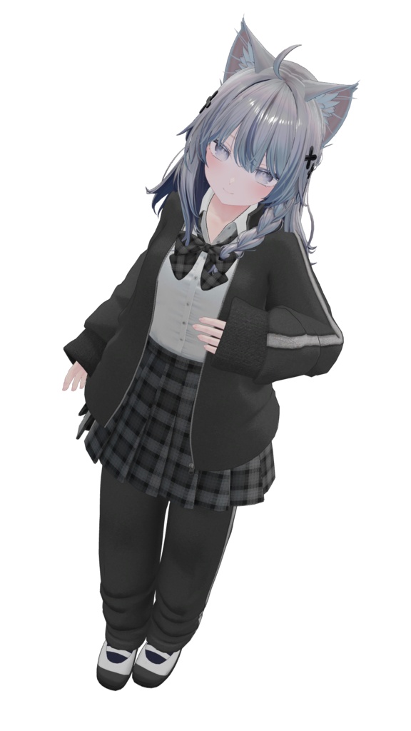 制服×ジャージ しなの ソラリア 真冬 Lime ミルフィ アズキ まめひなた【VRChat想定衣装】