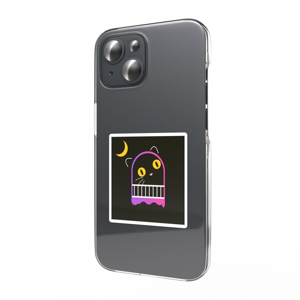 猫窓 スマホステッカー