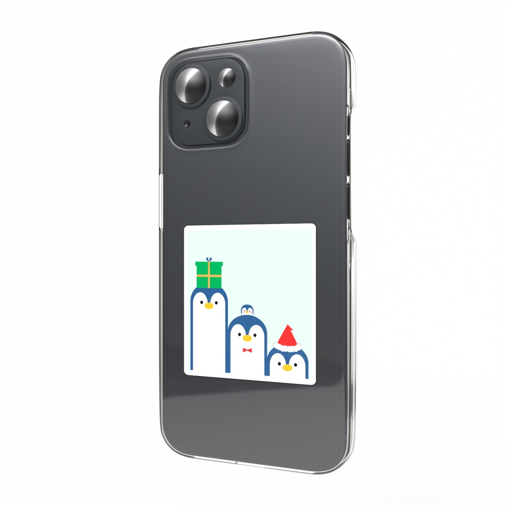 のびのびペンギン スマホステッカー