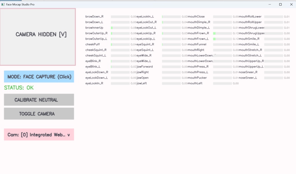 【VRCPCFT】VRChat専用フェイストラッキングソフト  PC勢でもVRゴーグル並みの豊かな表情を