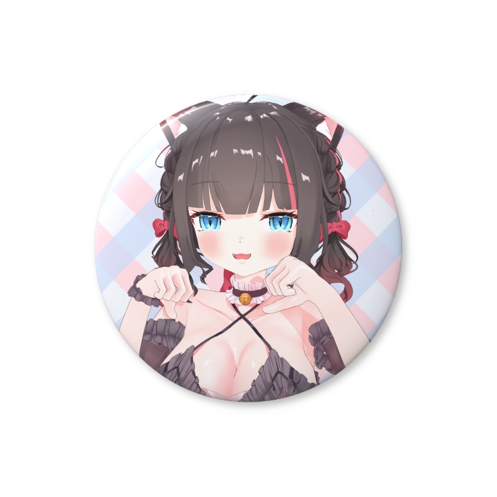 【活動4周年🎉】3Dお披露目配信記念グッズ☆缶バッジ