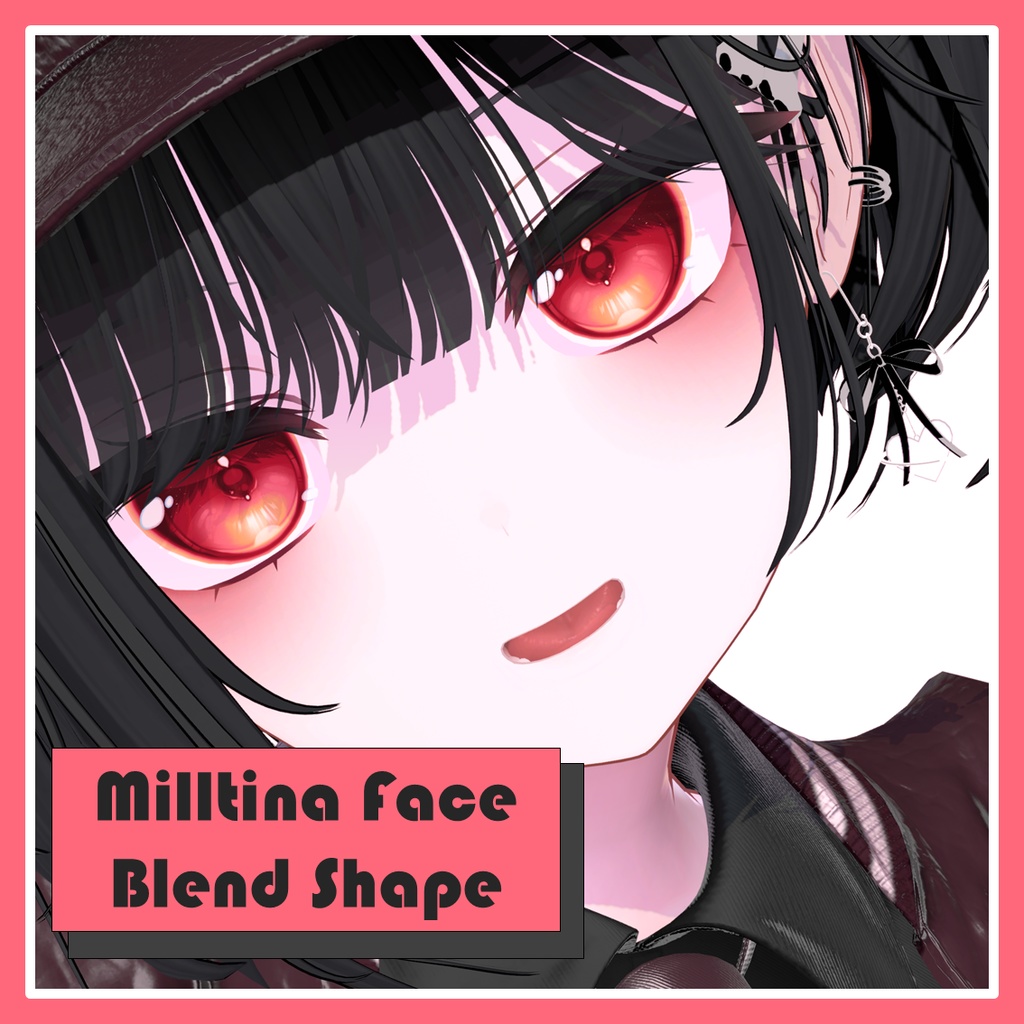 【Milltina】Face BlendShape + 7 Face Animation 【ミルティナ】