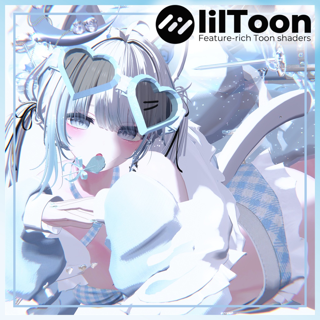 【Liltoon】-ClearTone Shading Presets- LilToon用マテリアルプリセット【Face+Body+Cloth+Hair】