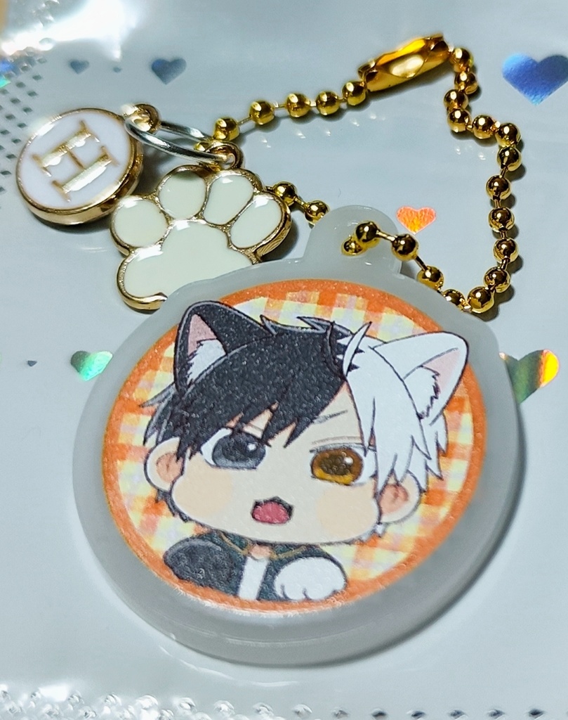 猫耳アクリルキーホルダー(37種)
