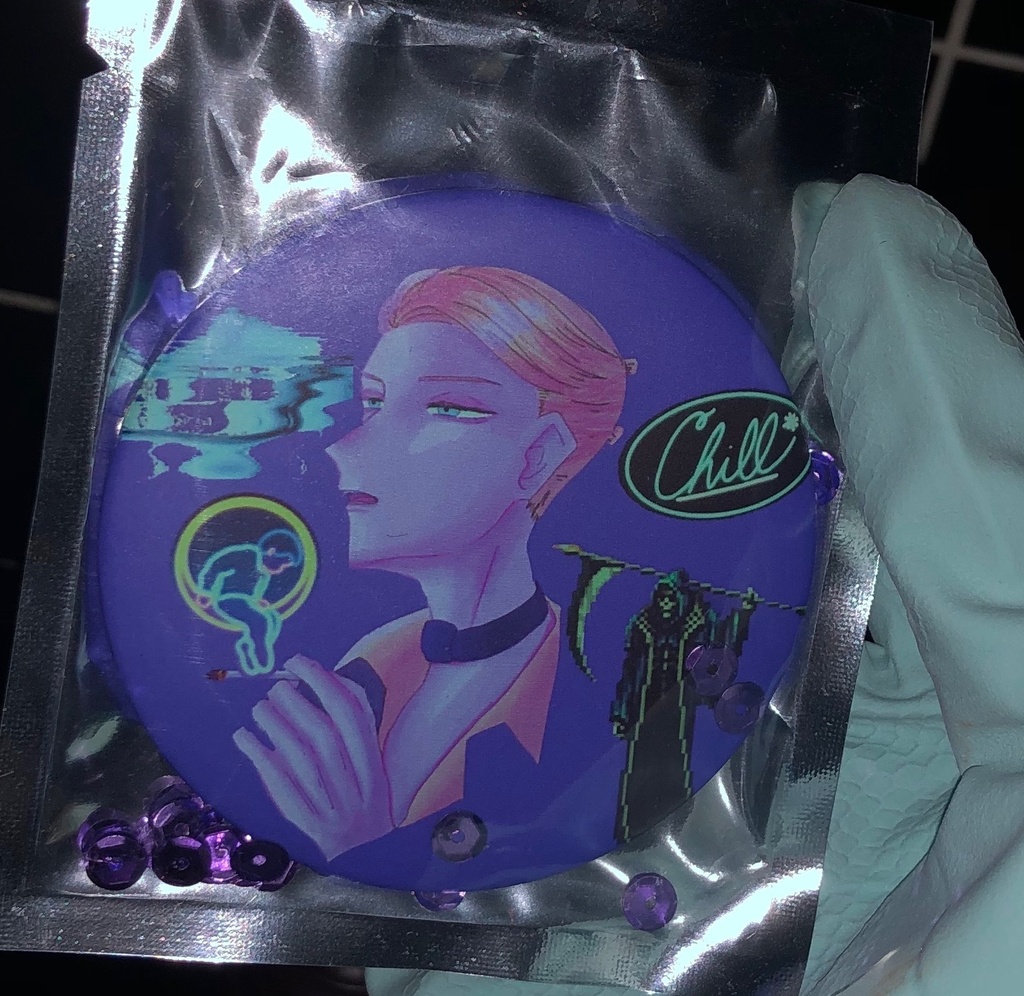 兄貴缶バッチミラー