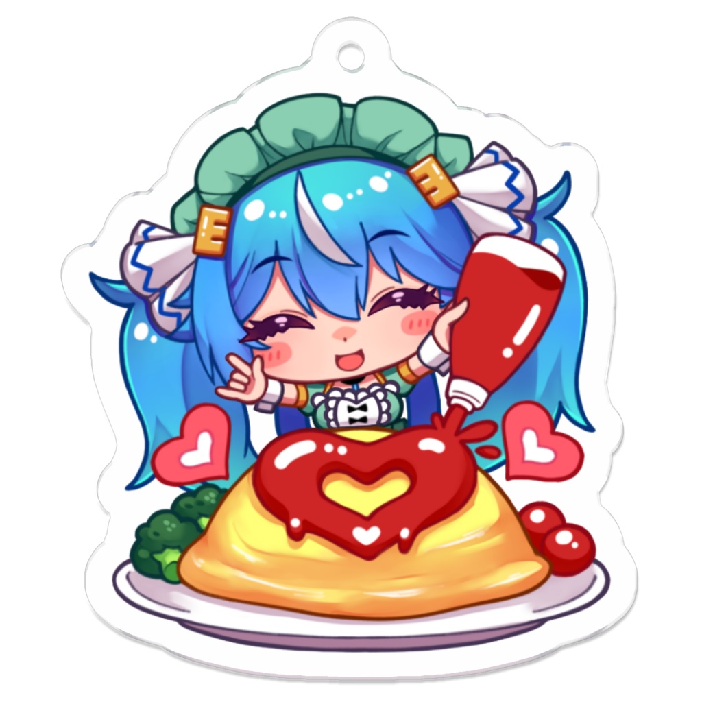 メイドるぉアクリルキーホルダー(コーティング)