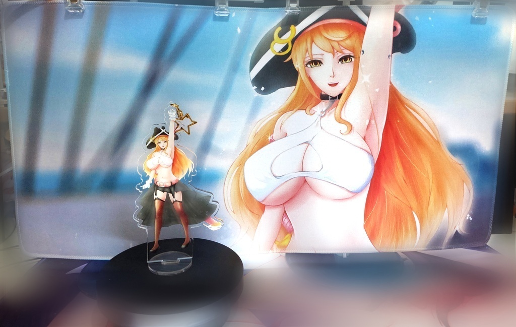 ナミ(RED) マウスパッド(L) / Nami(RED) Mousepad(L)