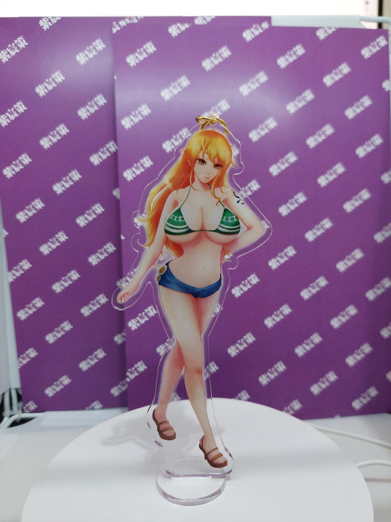 ナミ 15cmアクリルフィギュア+キーホルダー / Nami 15cm Keyholder&Stand / 娜美 立牌鑰匙扣