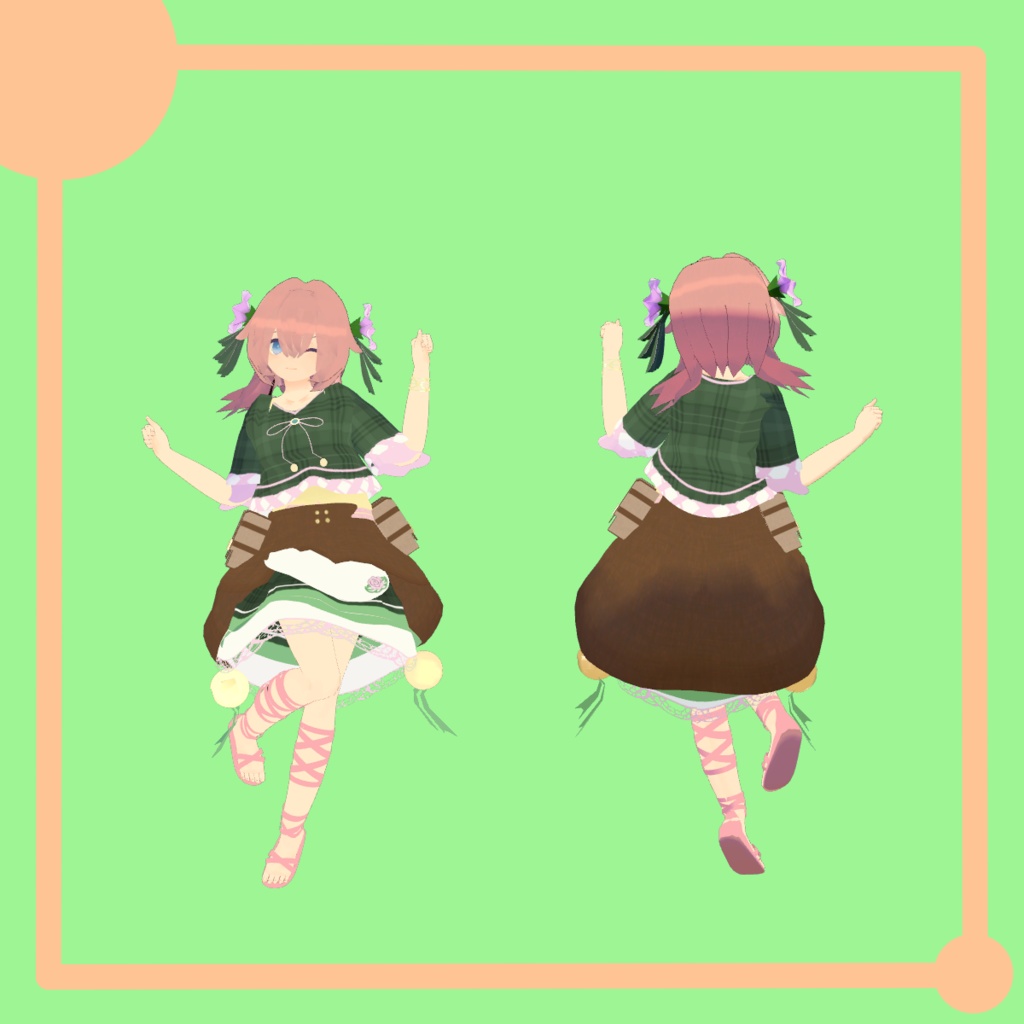 【無料オリジナル3Dモデル】ケトミア-Ketmia-