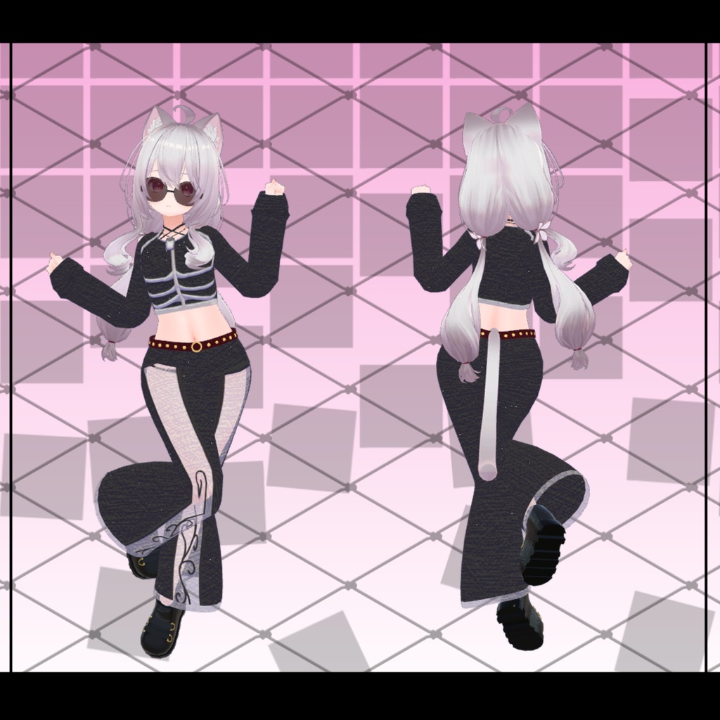 【3D衣装】エレガントストリートスタイル