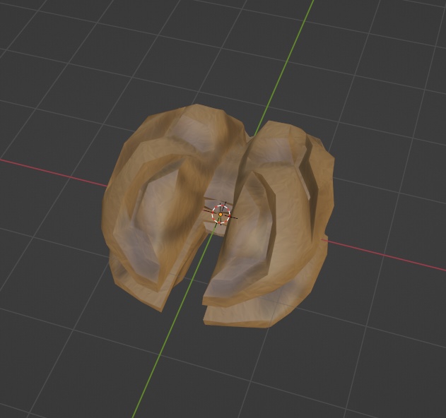 【3Dモデル】くるみのなかみ