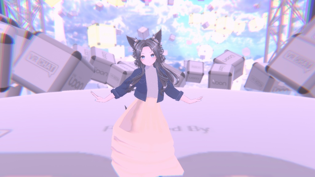 【オリジナル3D衣装】春色🌸デニム