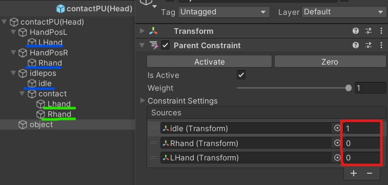 【無料】contactで小物を手に取るヤツ【VRC想定】
