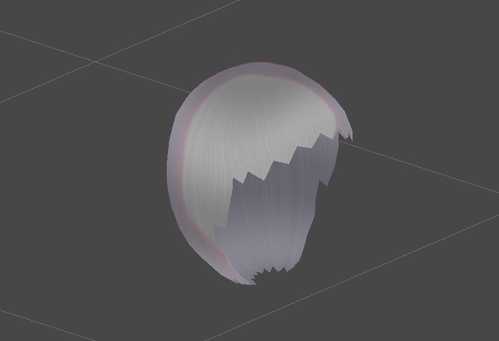 【無料3Dモデル】生え際の見栄えよくするヤツ【VRChat想定】